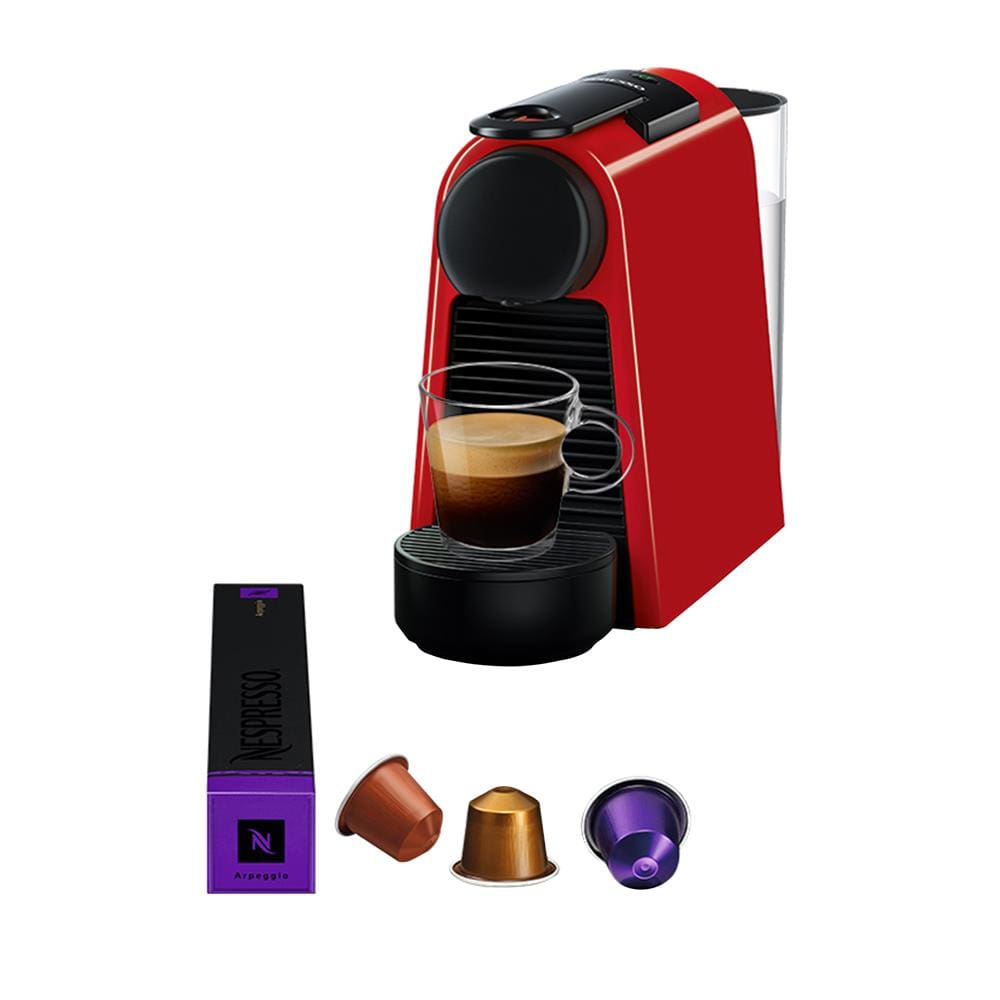 Cafeteira Expresso Essenza Mini Vermelha Kit Boas Vindas Nespresso