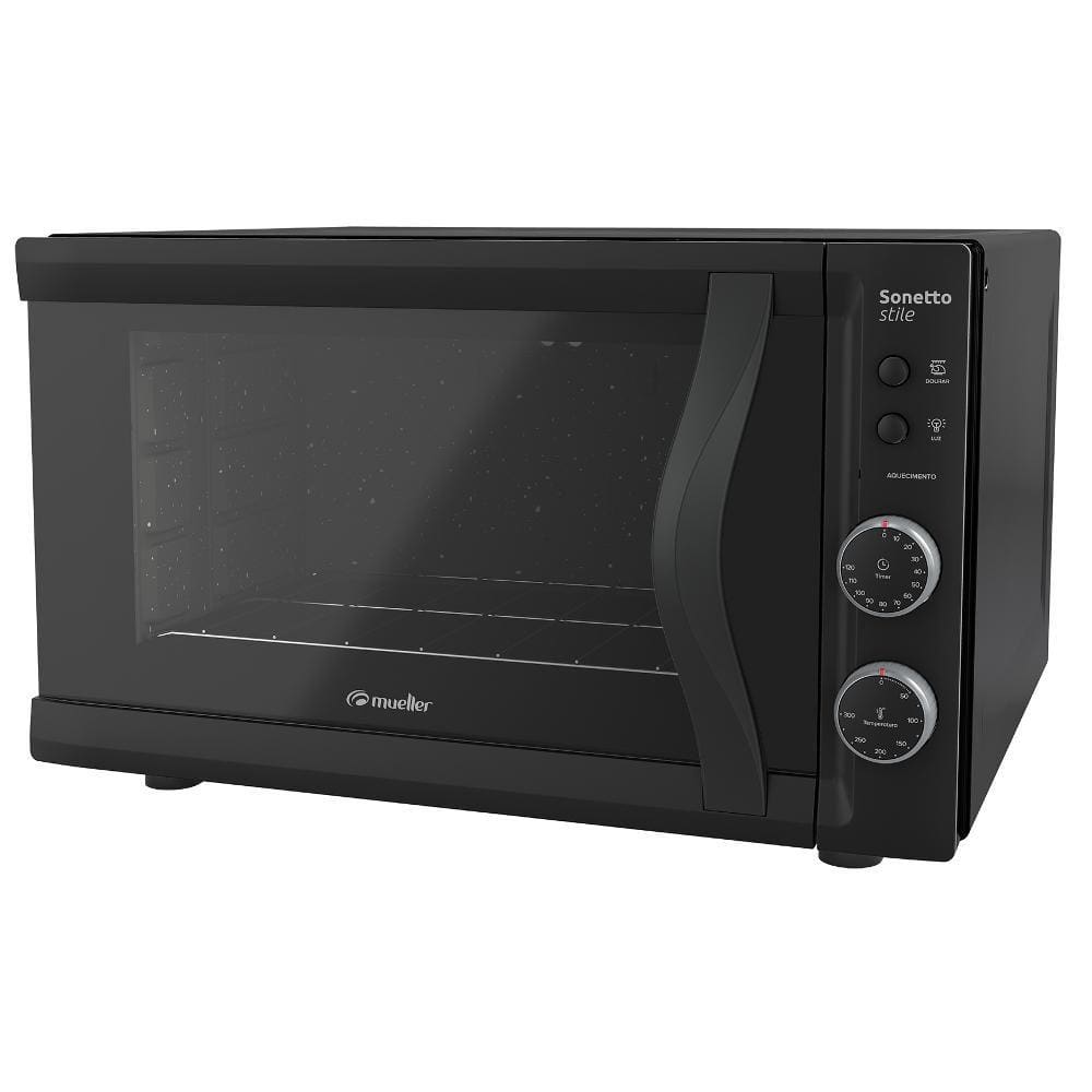 Forno Eletrico De Bancada Britania Timer 44L Preto BFE44P Black