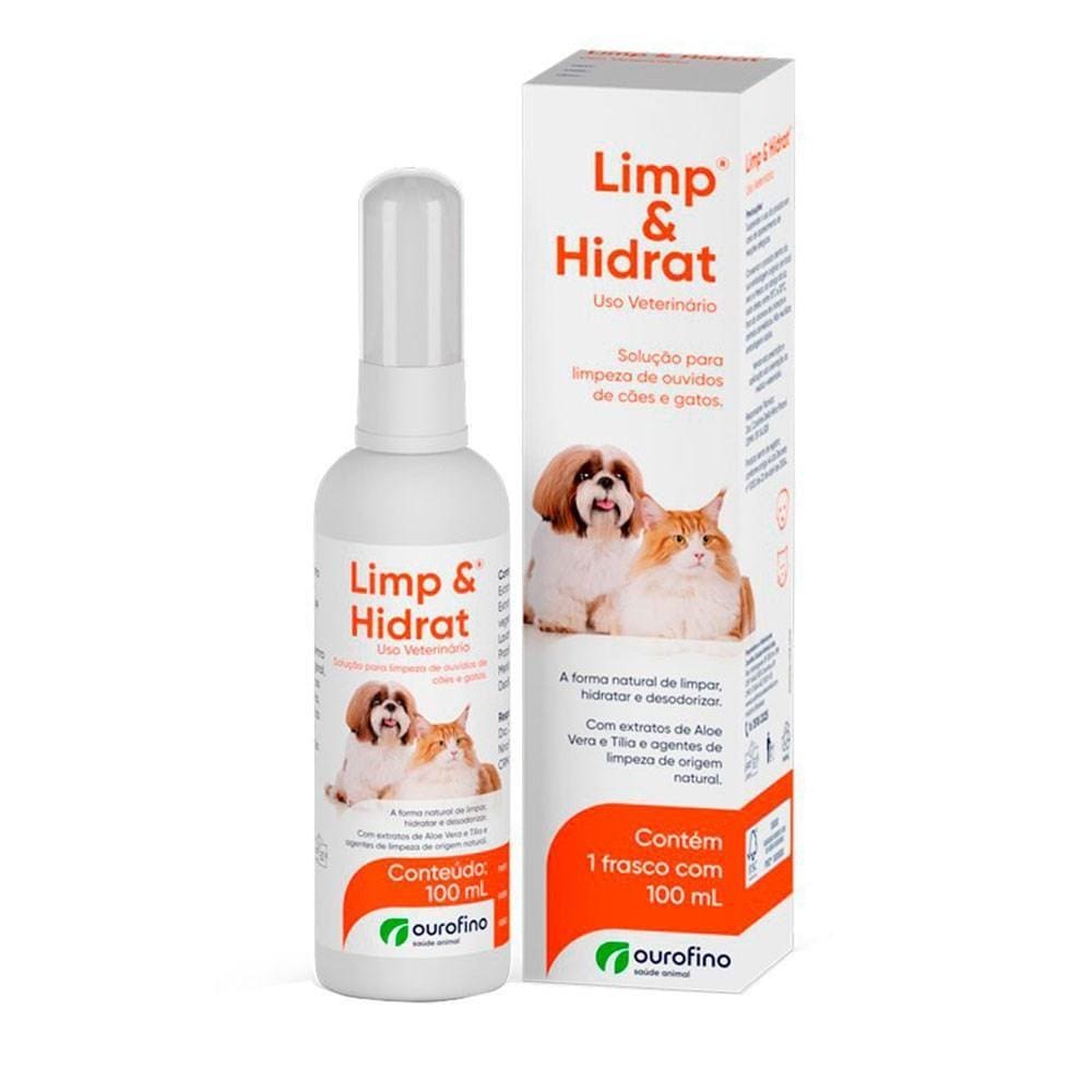 Limp Hidrat 100 Ml Solucao De Limpeza Otologica Ouro Fino Extra