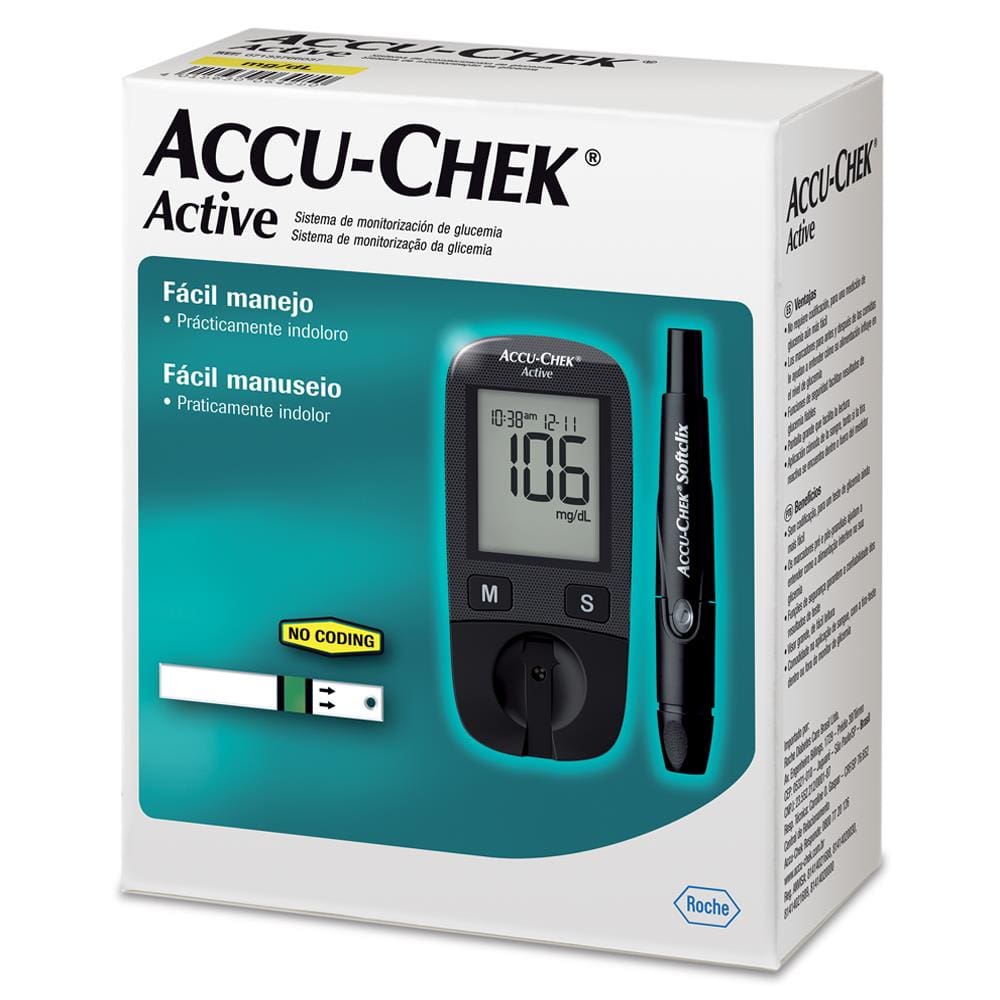 Fitas Medir Glicemia Accu Chek Active Extra