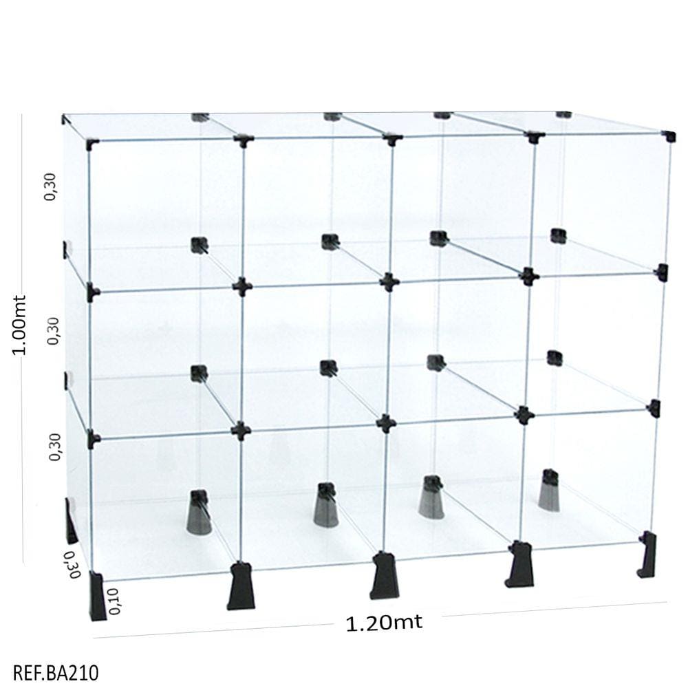 Balcao De Atendimento Modulado Em Vidro X X Balcaonet Extra