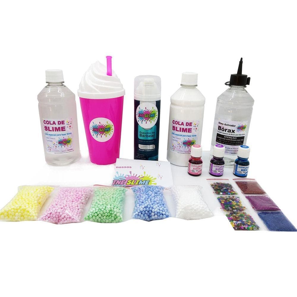 Kit Fazer Todos Tipos Slime Extra