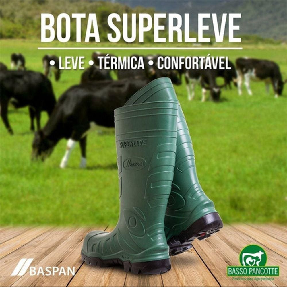 Bota Borracha Cano Longo Verde Extra