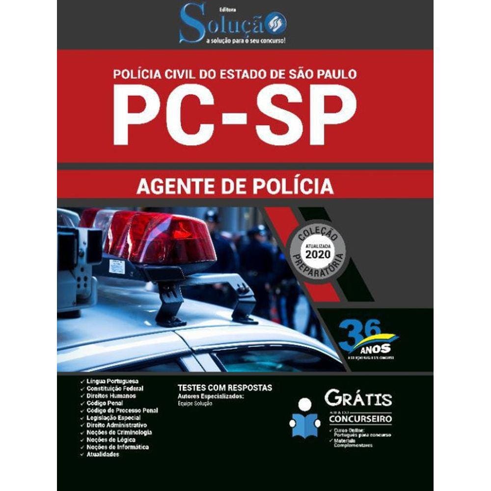 Apostila Pc Sp Policia Civil De Sao Paulo Escrivao De Policia