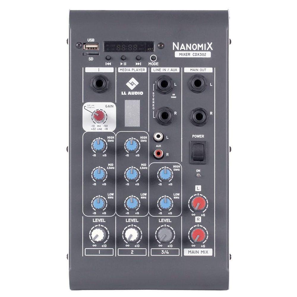 Placa Som Mixer Audio Muslady Sk500 Portatil Extra