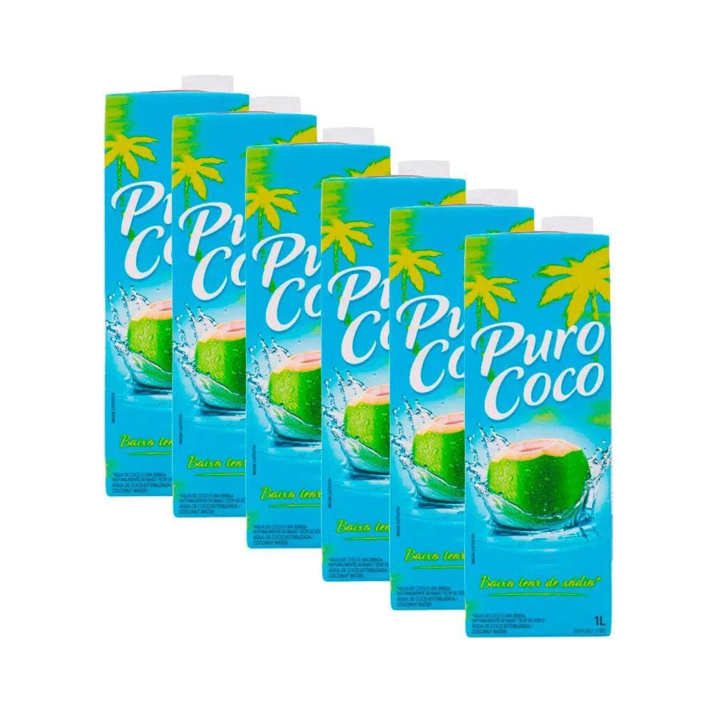 Agua Coco Puro Coco 1 Litro Extra