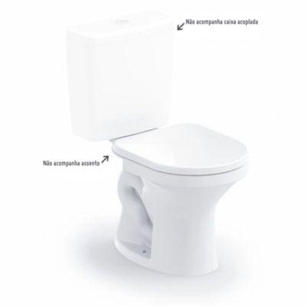 Vaso Sanitario Caixa Acoplada Fit Branco Celite Extra