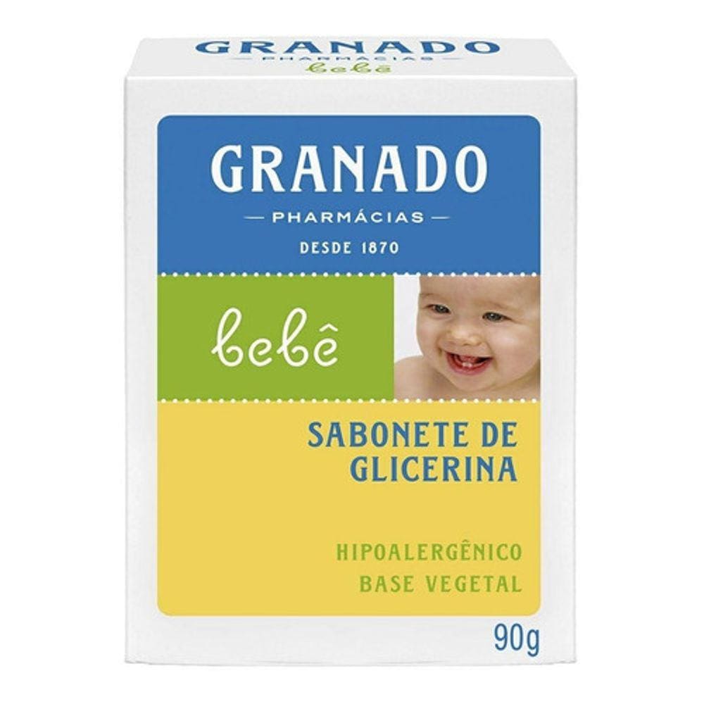 Sabonete Vegetal Glicerina Tradicional Granado Amarelo 90g Extra