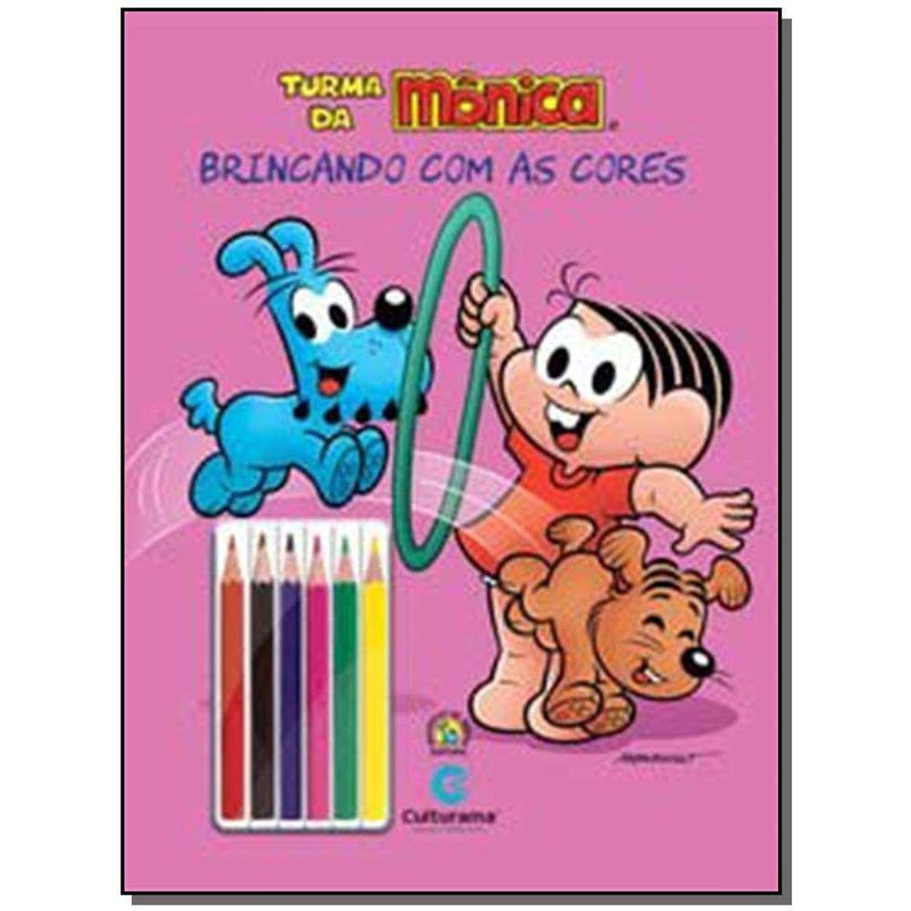 Ler E Colorir Da Monica Tinta Guache Extra