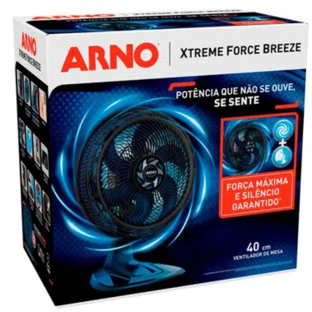 Ventilador Arno Grande Preto Extra