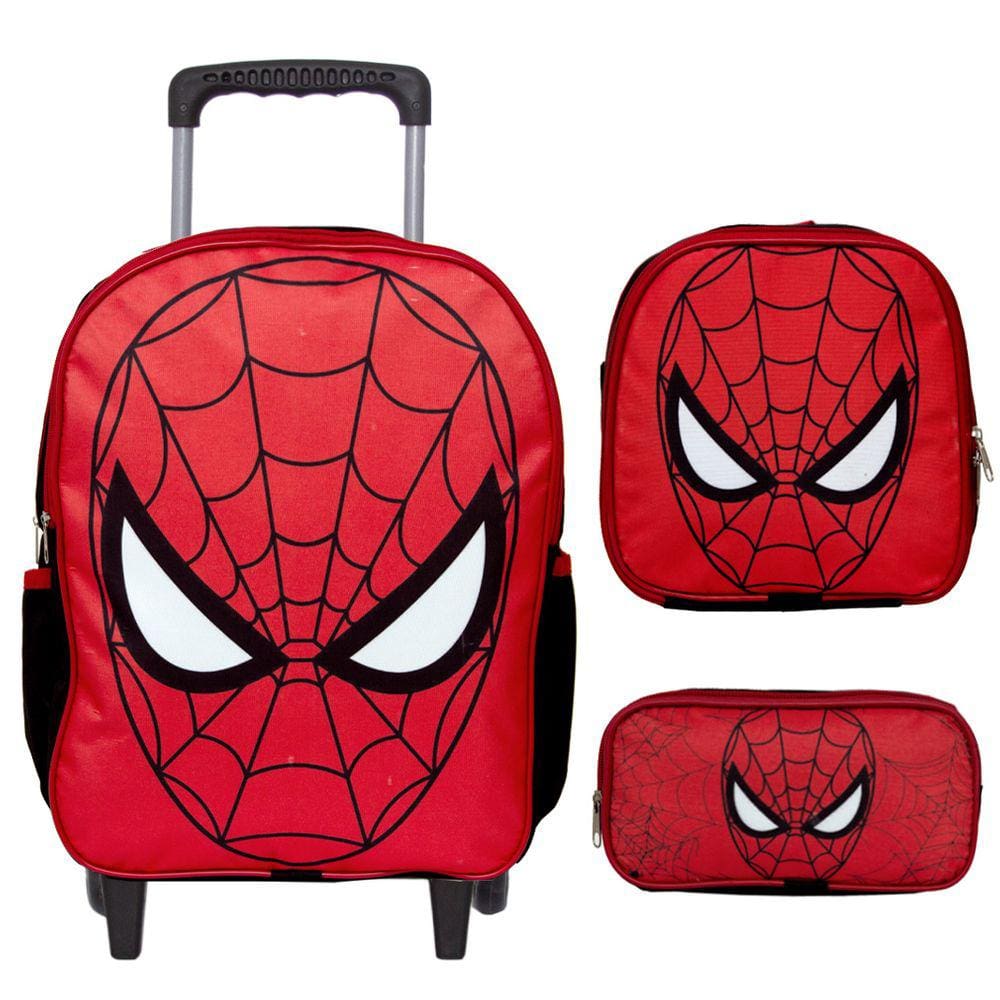 Bolsa Rodinha Menino Homem Aranha Extra