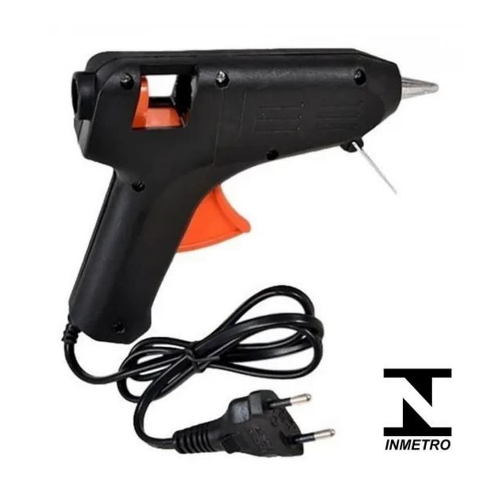 Pistola Cola Quente 40w Aplicador Silicone Bastao Grosso Bivolt Gimp