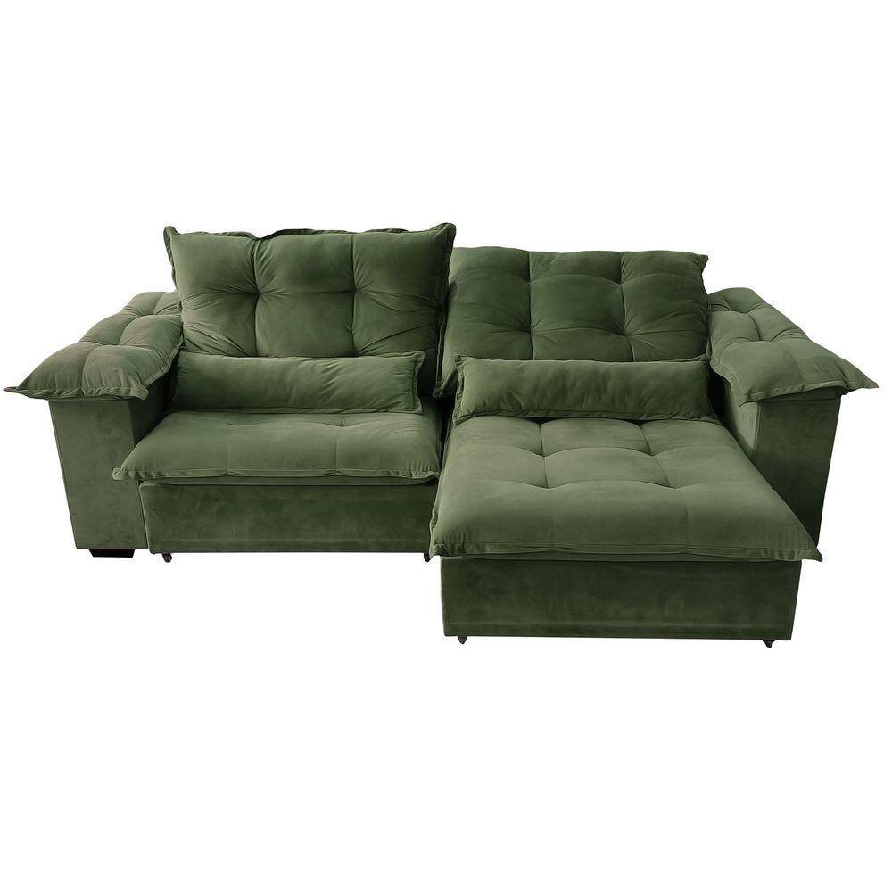 Sofa Retratil Reclinavel Molas Ensacadas E Espuma D33 Extra