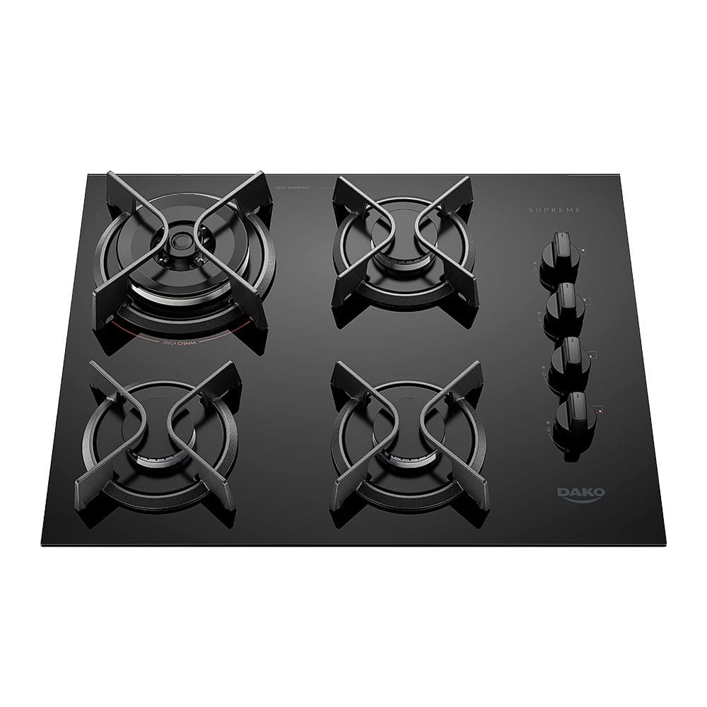 Cooktop A Gas Bocas Brastemp Ative Bdd Queimador Mega Chama