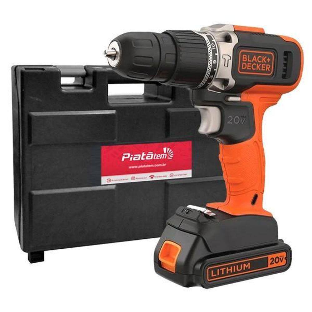 Parafusadeira Furadeira Black Decker V Impacto Extra