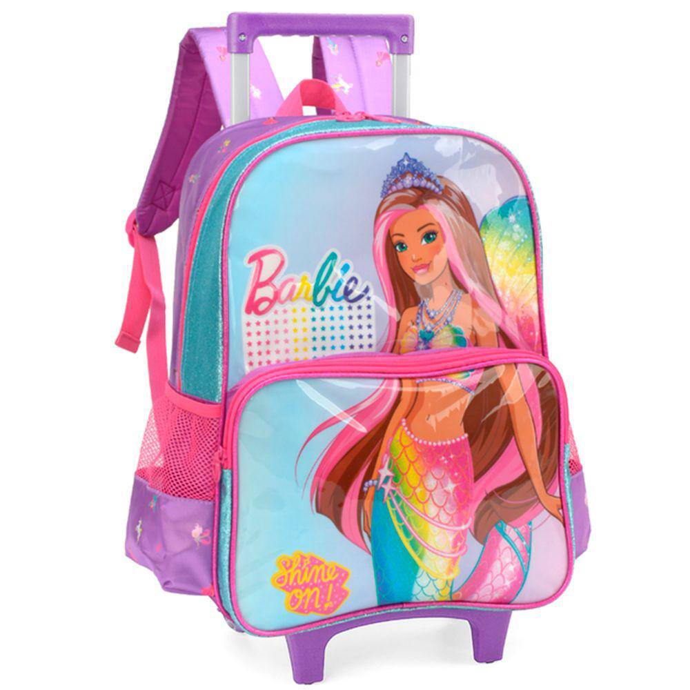 Mochila Rodinha Da Barbie Portal Secreto Extra