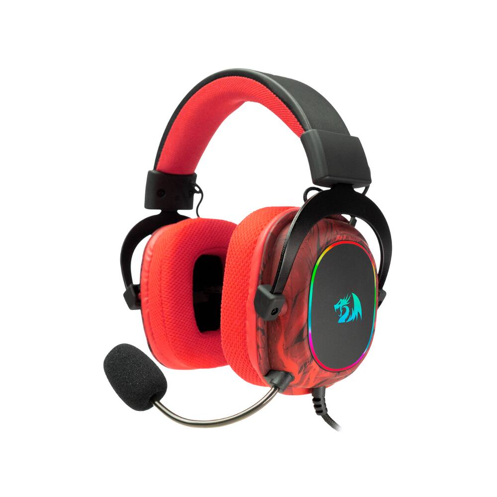 Headset Gamer Redragon Lamia 2 H320 Rgb Drivers 40mm Surround 7 1 Preto