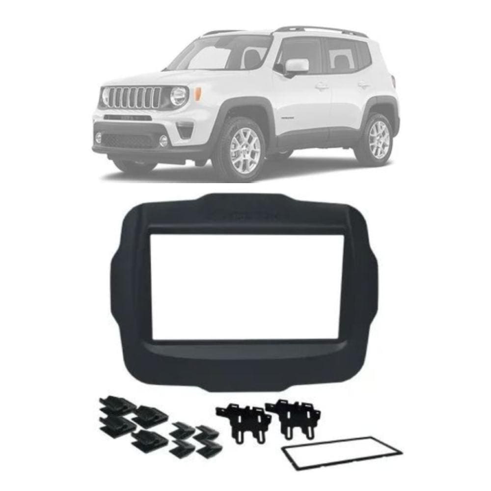 Moldura 2 Din Jeep Renegade Extra