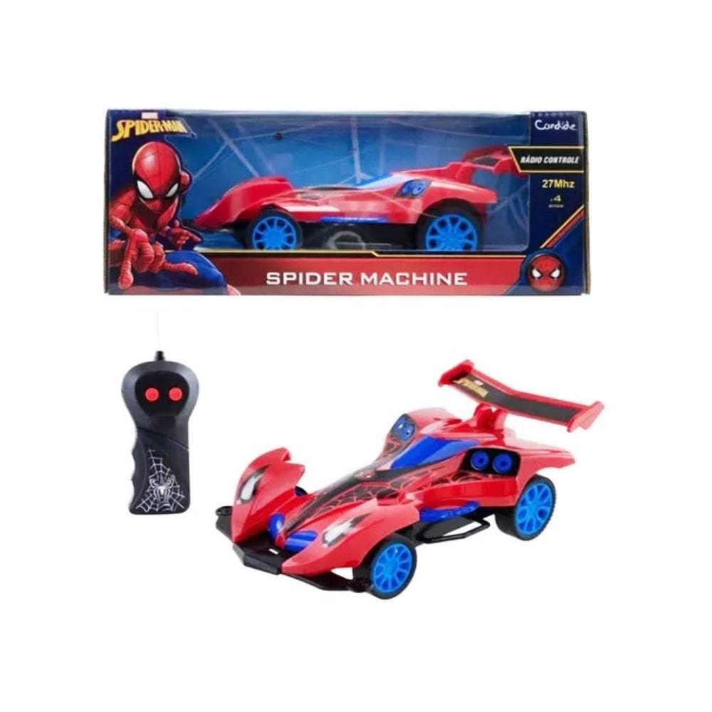 Carrinho De Controle Remoto Homem Aranha Extra