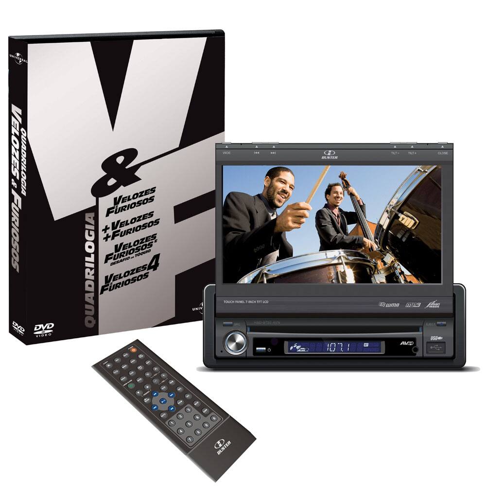 DVD Automotivo H-Buster HBD-9750 AVN c/ | Extra