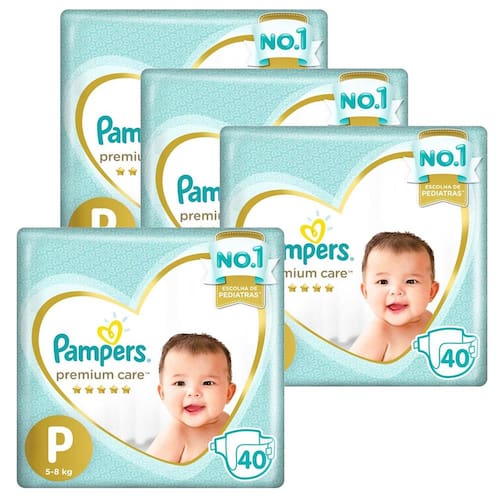 Fralda Pampers Premium Care Mega P - Kit com 160 Unidades é ruim? Fralda Pampers Premium Care Mega P - Kit com 160 Unidades é boa?
