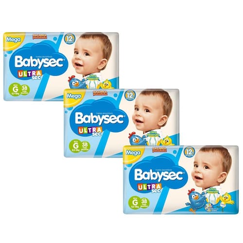 Fralda Babysec UltraSec Galinha Pintadinha G - Kit com 114 Unidades Menor preço em Fralda Babysec UltraSec Galinha Pintadinha G - Kit com 114 Unidades