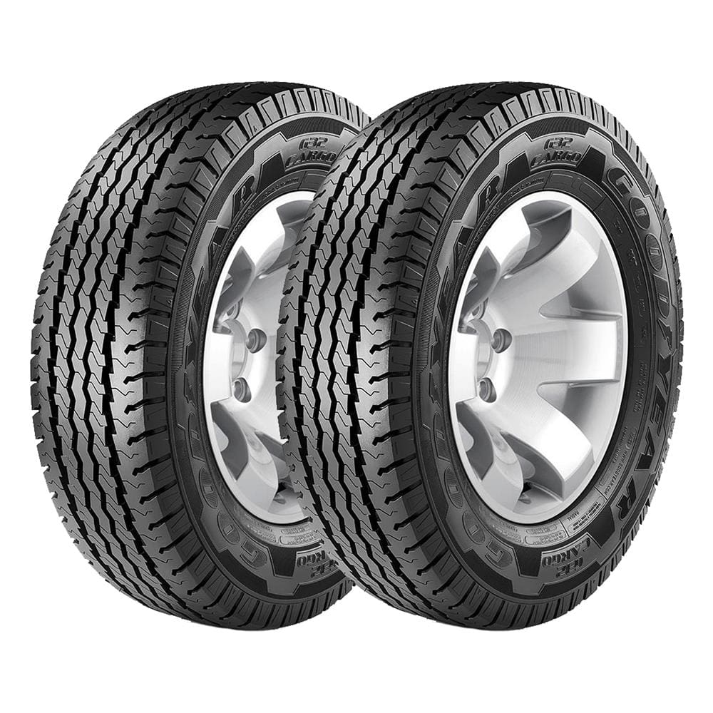 Kit 2 Pneus Aro 16 Goodyear 225/65 G32 CARGO 112R