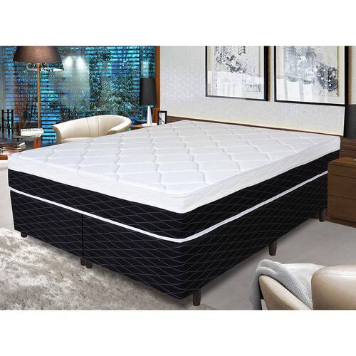Cama Box Queen Size Umaflex + Colchão Queen Size Umaflex Fascinium com Molas Ensacadas 67x158x198 cm - Preto/Branco é boa?