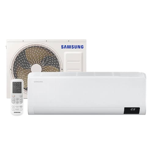 Ar-Condicionado Split Inverter Samsung Wind Free AR12TSHCB Quente/Frio 12.000 Btus 220V - Branco Menor preço em Ar-Condicionado Split Inverter Samsung Wind Free AR12TSHCB Quente/Frio 12.000 Btus 220V - Branco