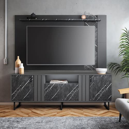Rack Colibri Juruá com Painel Extensível Leme para TV de até 70" Menor preço em Rack Colibri Juruá com Painel Extensível Leme para TV de até 70"