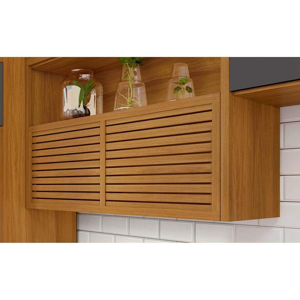 Cozinha Compacta Nesher Princesa com 4 Portas, 3 Gavetas | Extra