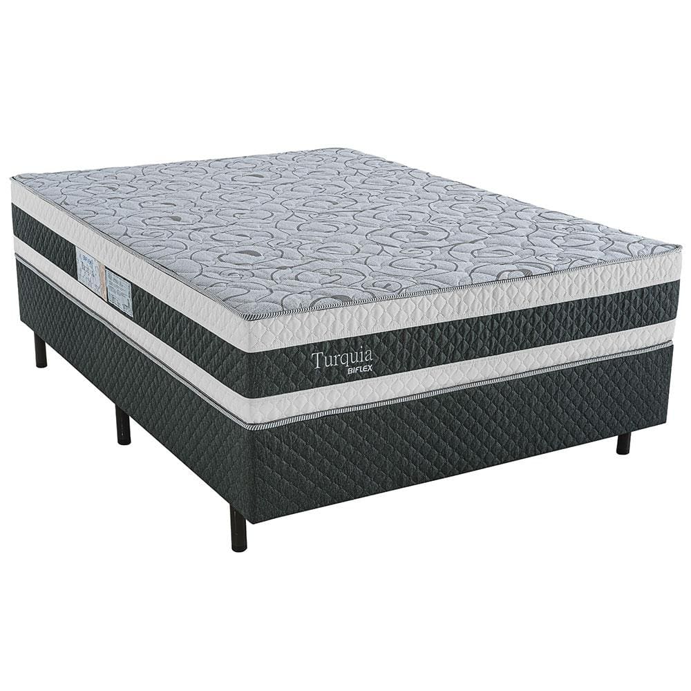 Cama Box de Casal Biflex Turquia com Molas | Extra