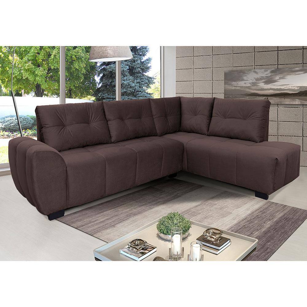 Sofa canto hellen lugano com revestimento Extra
