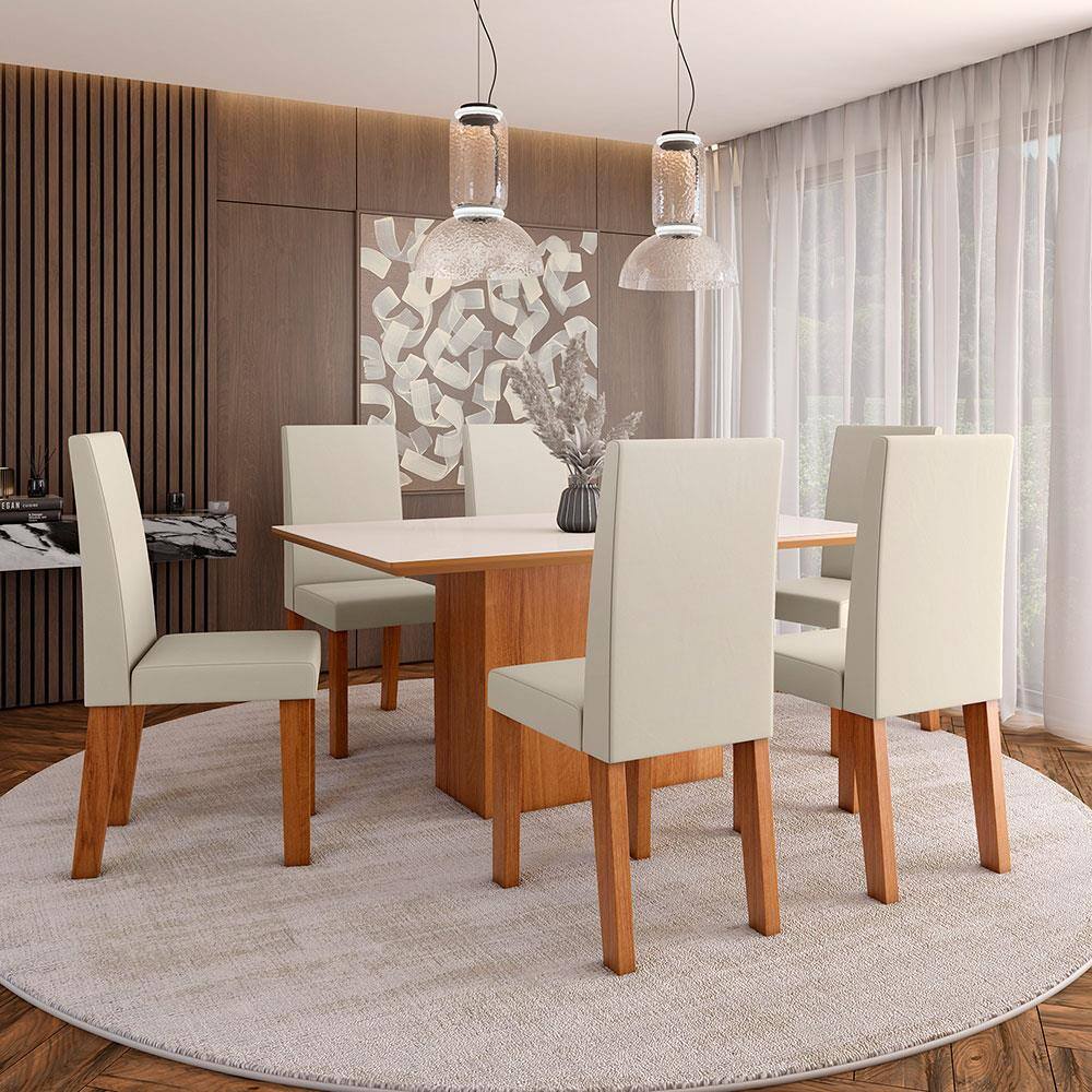 Mesa de jantar rustica6cadeira extra