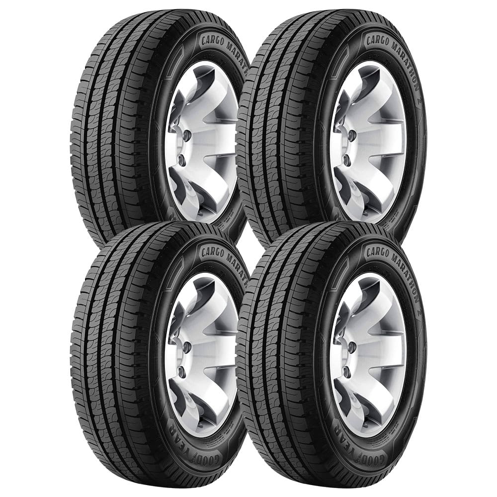 Pneu Aro 16 Goodyear Cargo Marathon 2 225/75 R16C 118/116R - 4 Unidades
