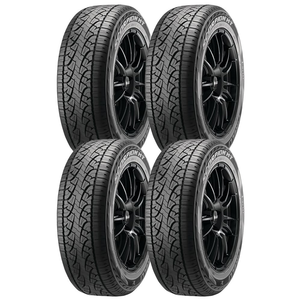 Pneu Aro 16 Pirelli Scorpion HT 225/70 R16 107H XL - 4 Unidades