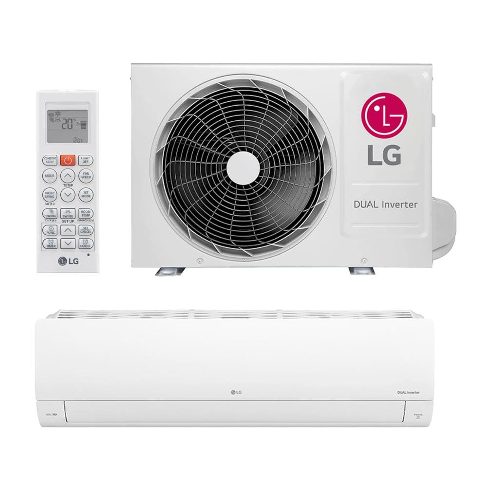 Ar-condicionado Split Dual Inverter Voice LG S3NW09AA31C / S3UW09AA31C Quente/Frio 9.000 BTU - 220V