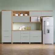 Cozinha Completa Nesher Marquesa com 7 Portas e 6 Gavetas - 350cm de largura