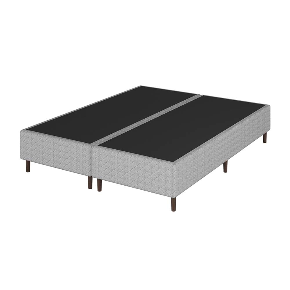Base Cama Box Queen Size Umaflex Loreto A26 38x159x198cm Cinza
