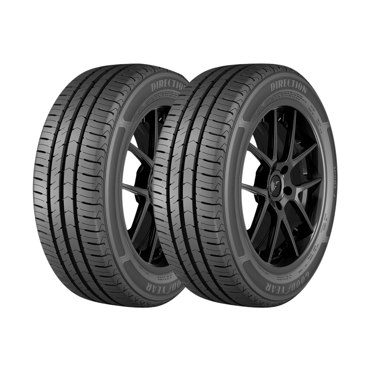 Pneu Goodyear Direction Sport 2 195/65R15 91V SL Aro 15 Treadwear 260 - 2 Unidades