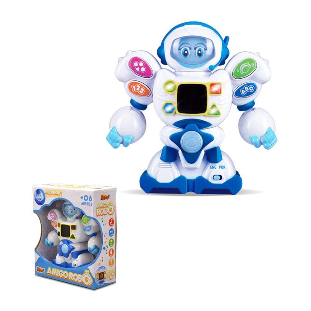 BONECO AMIGO ROBO ZOOP TOYS ZP00048