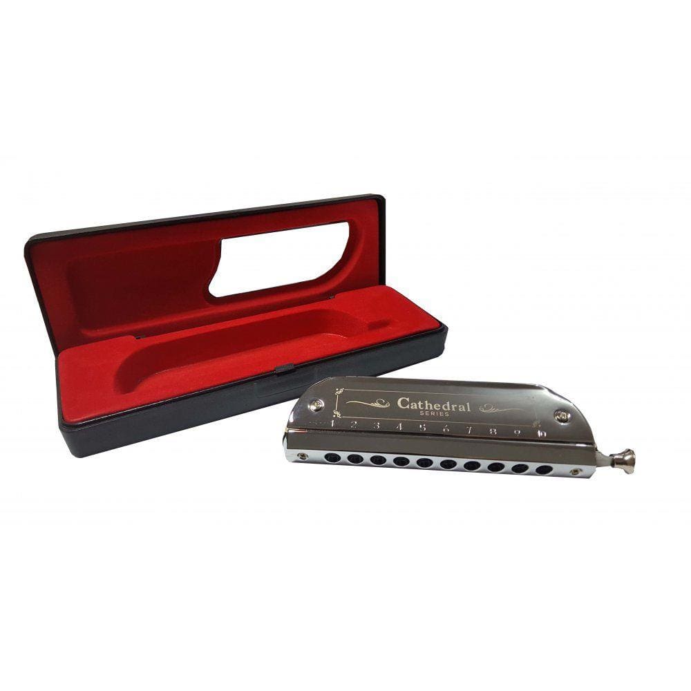 Gaita Cromática 10 Furos Cathedral Series Orleans Harmonicas