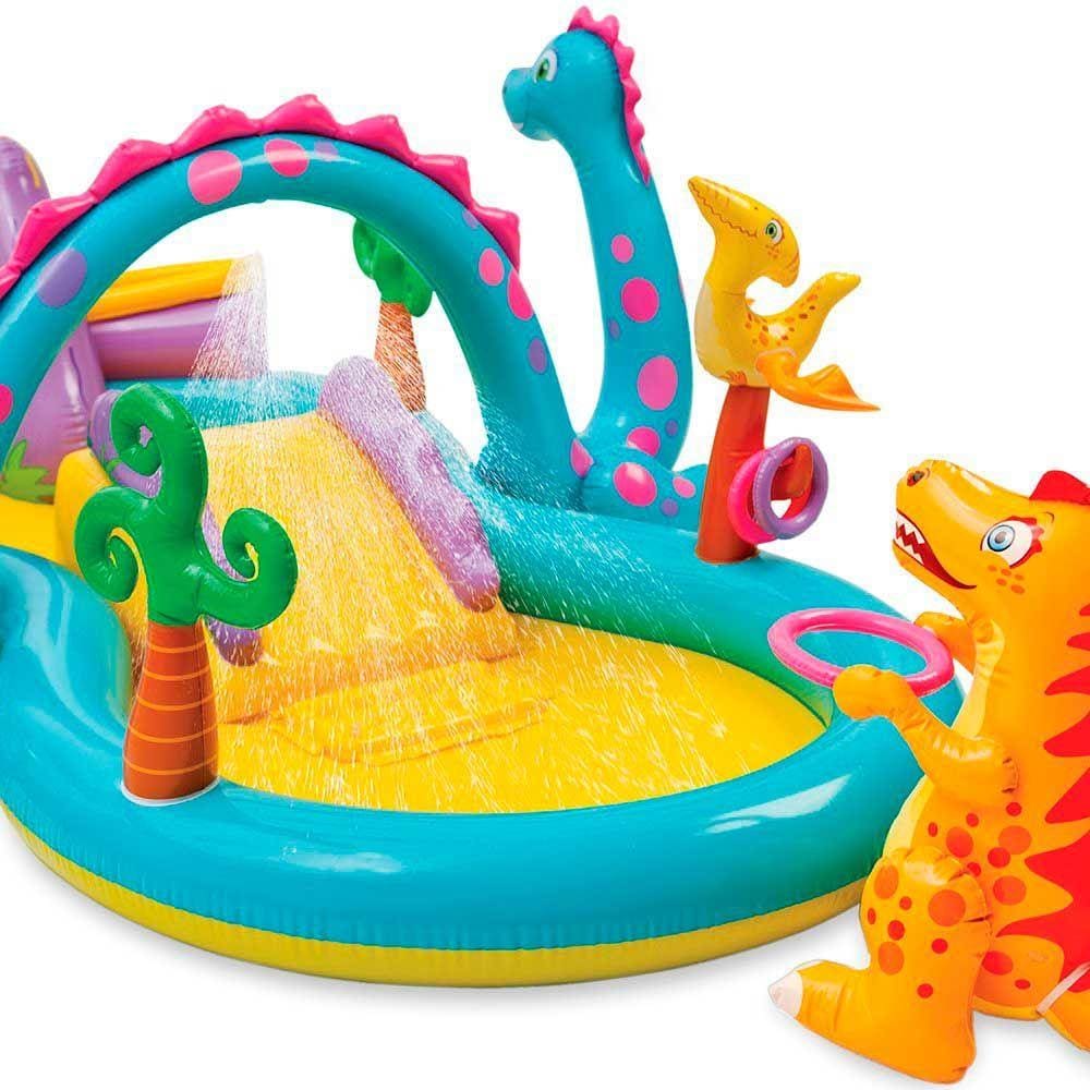 Piscina Playground Mundo Dos Dinossauros 280l - Intex