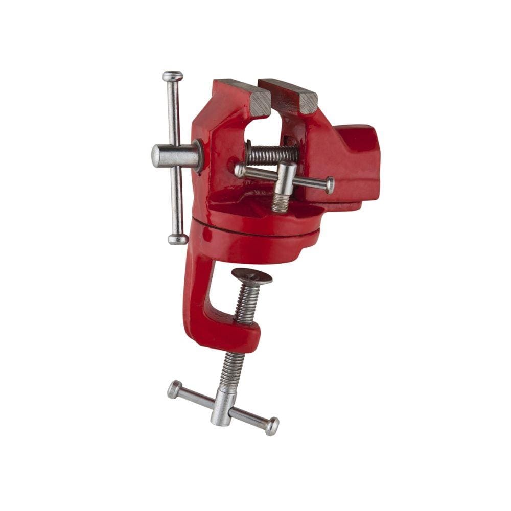 Mini Torno De Mesa com Base Giratória Aço Carbono 40 Mm 2MP EDA