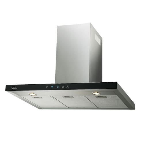 imagem-Coifa de Parede 90cm Infinity Digital Touch Vidro Preto - Fischer - 220V
