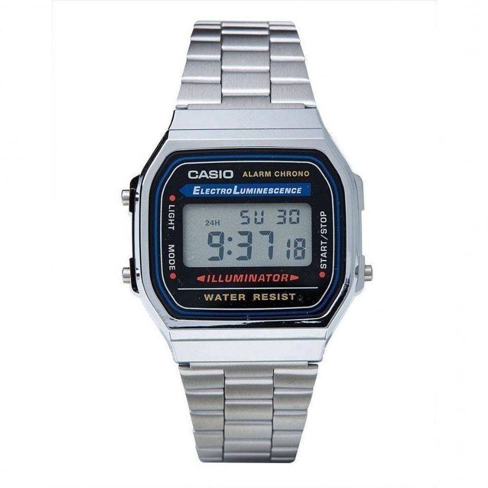 Relógio Casio Unissex A168wa-1wdf Prata