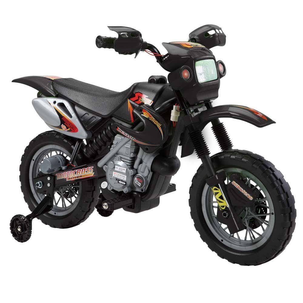 Moto Elétrica Infantil Preta 6V 9260 Belfix
