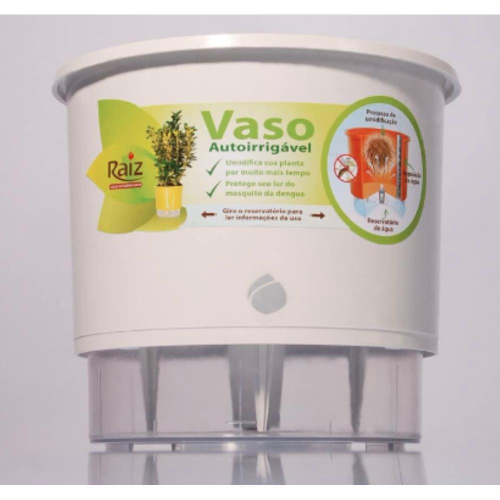 Vaso Auto Irrigável N 03 Raiz Branca