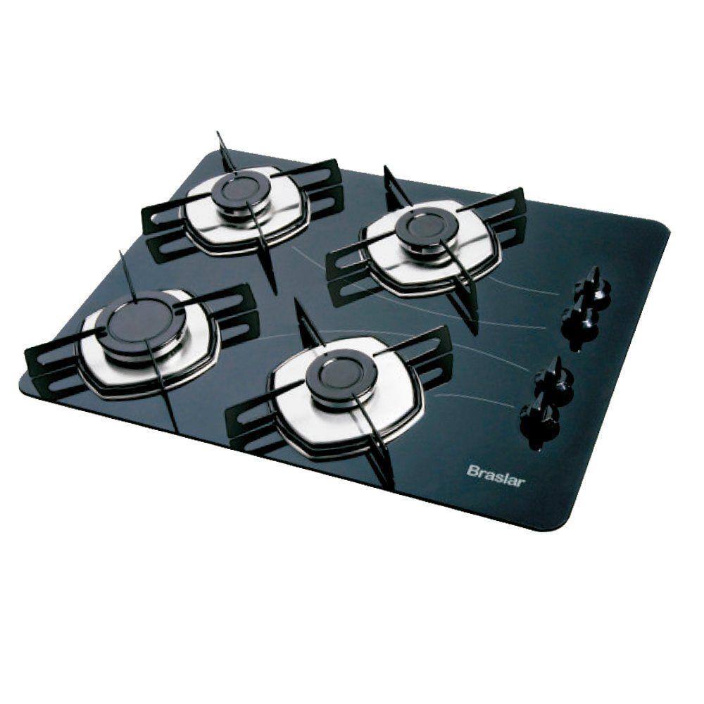 Fogão Cooktop 4 queimadores - Braslar | Extra