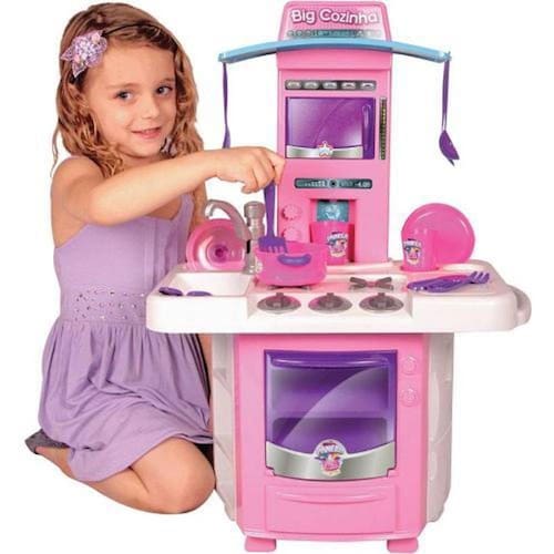 imagem-Cozinha Infantil Completa - Big Star 630-Nbc Big Star Com Acessórios